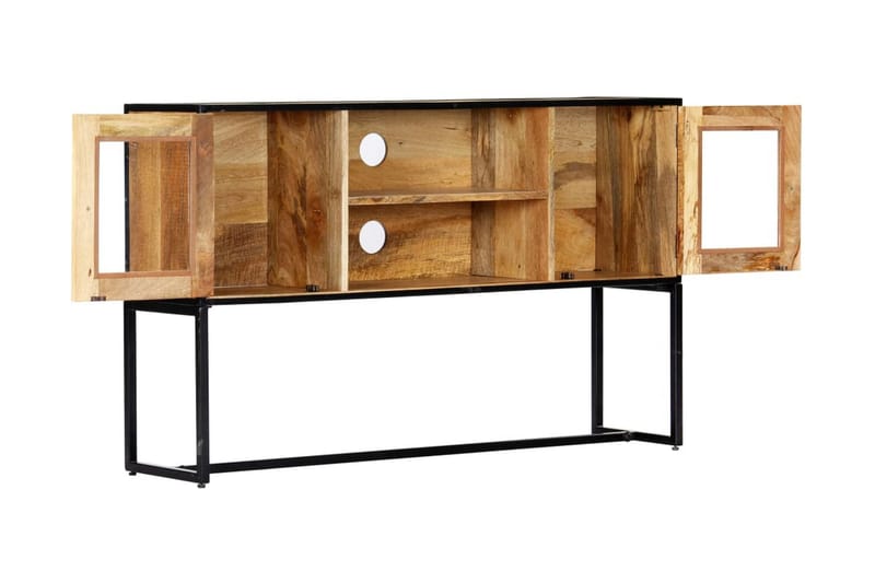 TV-bänk 120x30x75 cm massivt återvunnet trä - Brun - Möbler - Vardagsrum - Tv-möbler & mediamöbler - Tv-bänkar