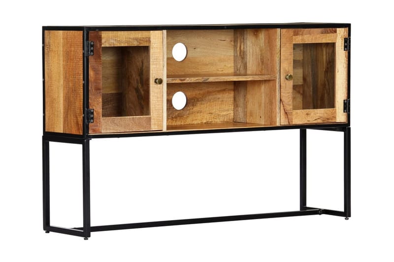 TV-bänk 120x30x75 cm massivt återvunnet trä - Brun - Möbler - Vardagsrum - Tv-möbler & mediamöbler - Tv-bänkar