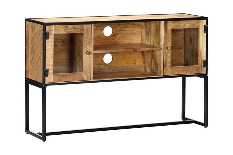 TV-bänk 120x30x75 cm massivt återvunnet trä - Brun - Möbler - Vardagsrum - Tv-möbler & mediamöbler - Tv-bänkar