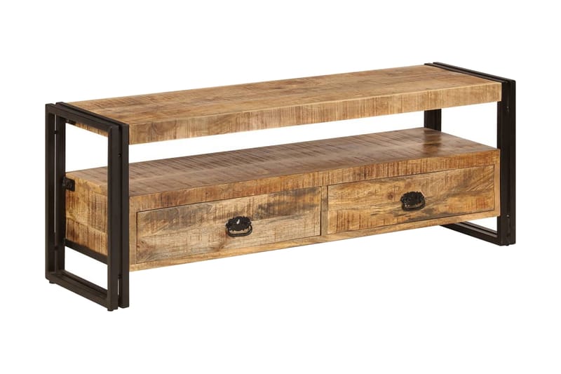 TV-bänk 120x35x45 cm massivt mangoträ - Tv-bänkar
