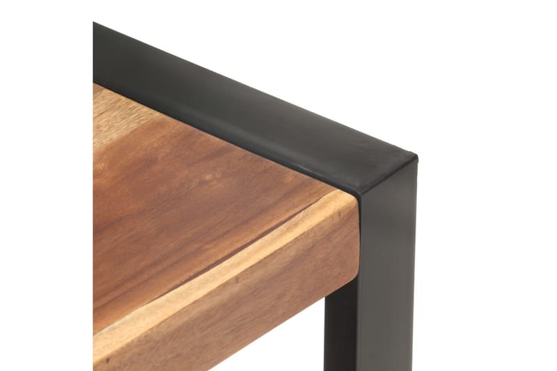 TV-bänk 120x35x45 cm massivt trä med sheshamfinish - Brun - Möbler - Vardagsrum - Tv-möbler & mediamöbler - Tv-bänkar