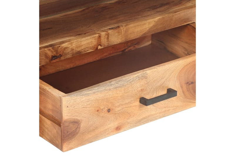 TV-bänk 120x35x45 cm massivt trä med sheshamfinish - Brun - Möbler - Vardagsrum - Tv-möbler & mediamöbler - Tv-bänkar