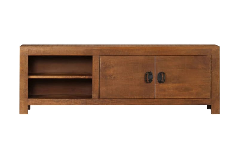 TV-bänk 120x40x30 cm massivt mangoträ - Brun - Möbler - Vardagsrum - Tv-möbler & mediamöbler - Tv-bänkar