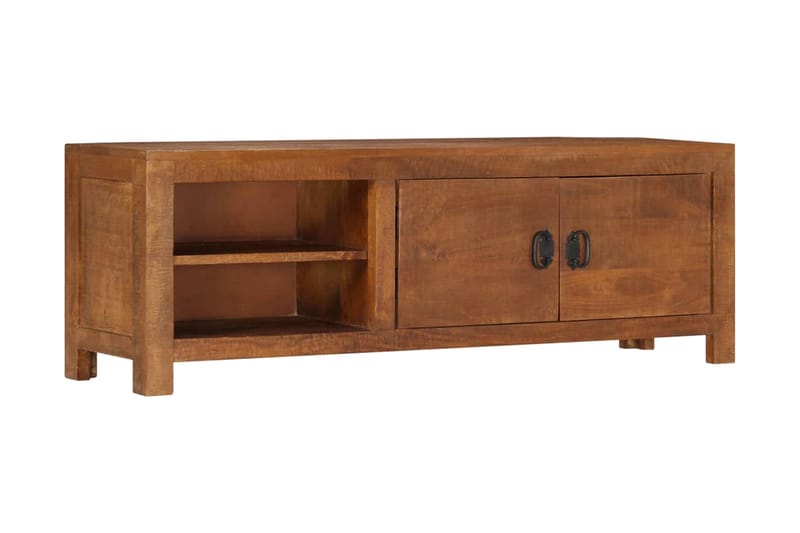 TV-bänk 120x40x30 cm massivt mangoträ - Brun - Möbler - Vardagsrum - Tv-möbler & mediamöbler - Tv-bänkar