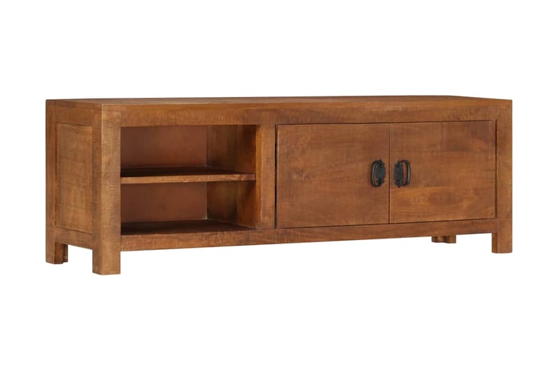TV-bänk 120x40x30 cm massivt mangoträ - Brun - Möbler - Vardagsrum - Tv-möbler & mediamöbler - Tv-bänkar