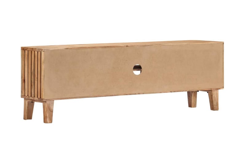TV-bänk 130x30x45 cm massivt akaciaträ - Brun - Möbler - Vardagsrum - Tv-möbler & mediamöbler - Tv-bänkar