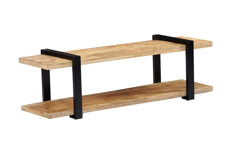 TV-bänk 130x40x40 cm massivt mangoträ - Brun - Möbler - Vardagsrum - Tv-möbler & mediamöbler - Tv-bänkar