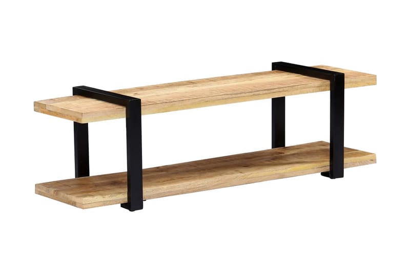 TV-bänk 130x40x40 cm massivt mangoträ - Brun - Möbler - Vardagsrum - Tv-möbler & mediamöbler - Tv-bänkar