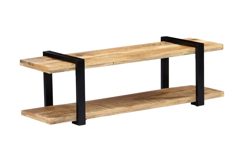 TV-bänk 130x40x40 cm massivt mangoträ - Brun - Möbler - Vardagsrum - Tv-möbler & mediamöbler - Tv-bänkar