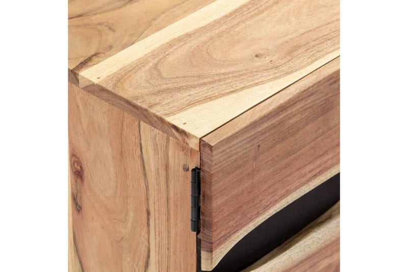 TV-bänk 140x30x45 cm massivt akaciaträ - Brun - Möbler - Vardagsrum - Tv-möbler & mediamöbler - Tv-bänkar