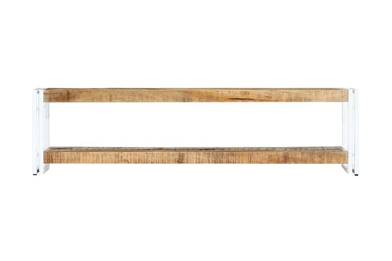TV-bänk 150x30x40 cm massivt mangoträ - Brun - Möbler - Vardagsrum - Tv-möbler & mediamöbler - Tv-b�änkar