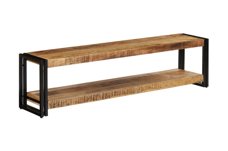 TV-bänk 150x30x40 cm massivt mangoträ - Brun - Möbler - Vardagsrum - Tv-möbler & mediamöbler - Tv-bänkar