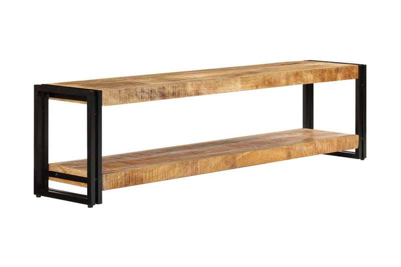 TV-bänk 150x30x40 cm massivt mangoträ - Brun - Möbler - Vardagsrum - Tv-möbler & mediamöbler - Tv-bänkar