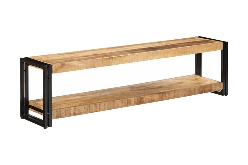 TV-bänk 150x30x40 cm massivt mangoträ - Brun - Möbler - Vardagsrum - Tv-möbler & mediamöbler - Tv-bänkar