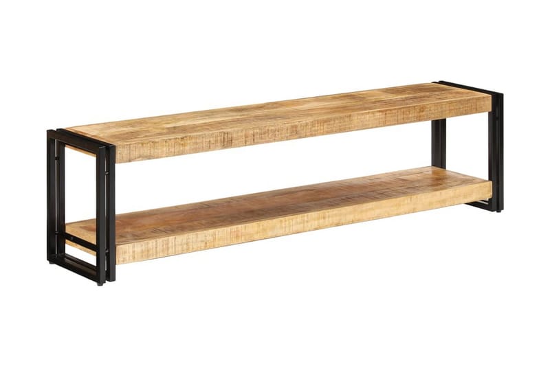 TV-bänk 150x30x40 cm massivt mangoträ - Brun - Möbler - Vardagsrum - Tv-möbler & mediamöbler - Tv-bänkar
