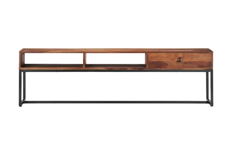 TV-bänk 160x30x45 cm massivt sheshamträ - Brun - Möbler - Vardagsrum - Tv-möbler & mediamöbler - Tv-bänkar