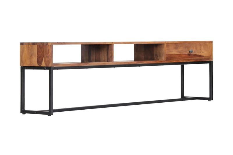 TV-bänk 160x30x45 cm massivt sheshamträ - Brun - Möbler - Vardagsrum - Tv-möbler & mediamöbler - Tv-bänkar