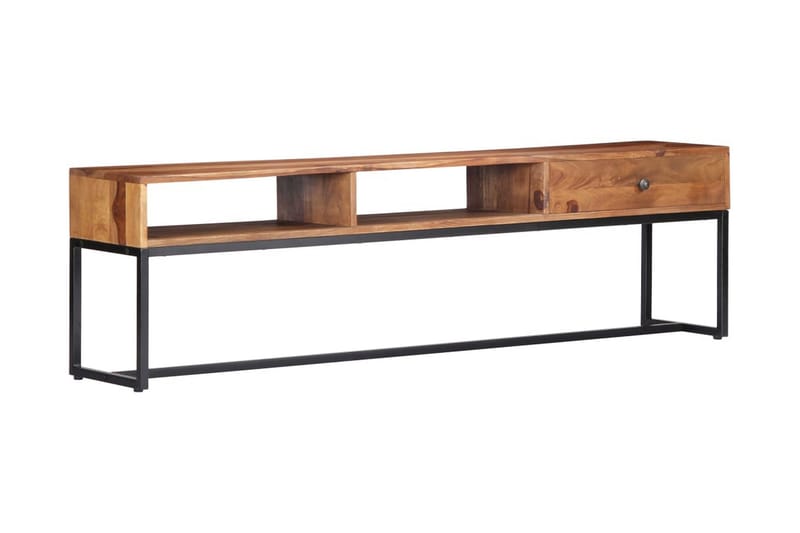 TV-bänk 160x30x45 cm massivt sheshamträ - Brun - Möbler - Vardagsrum - Tv-möbler & mediamöbler - Tv-bänkar