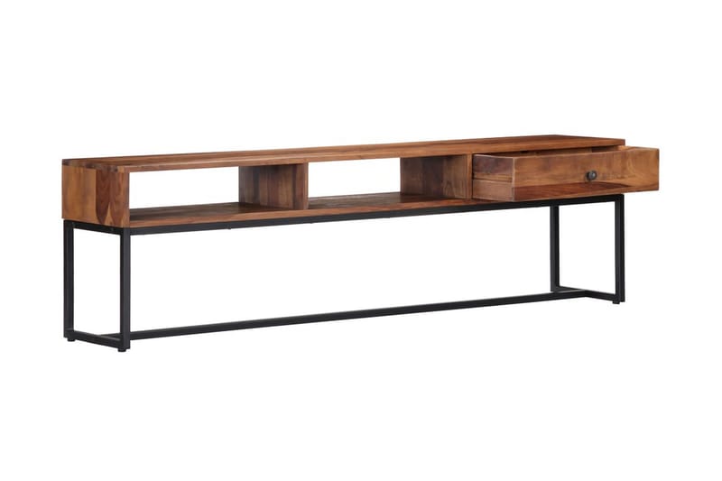 TV-bänk 160x30x45 cm massivt sheshamträ - Brun - Möbler - Vardagsrum - Tv-möbler & mediamöbler - Tv-bänkar