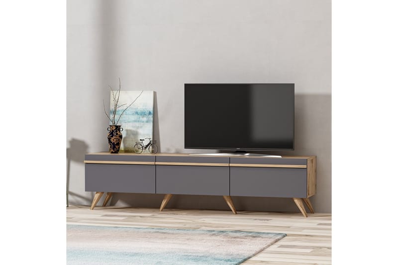 Tv-bänk 180 cm - Antracit - Möbler - Vardagsrum - Tv-möbler & mediamöbler - Tv-bänkar