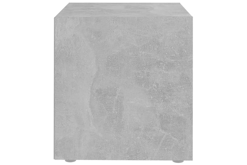 TV-bänk 2 st betonggrå 37x35x37 cm spånskiva - Grå - Möbler - Vardagsrum - Tv-möbler & mediamöbler - Tv-bänkar