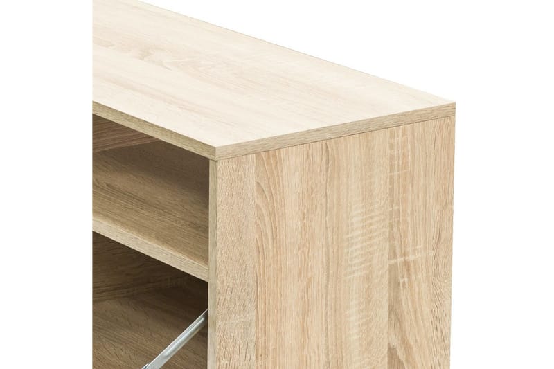 TV-bänk 2 st spånskiva 95x35x36 cm ek - Brun - Möbler - Vardagsrum - Tv-möbler & mediamöbler - Tv-bänkar