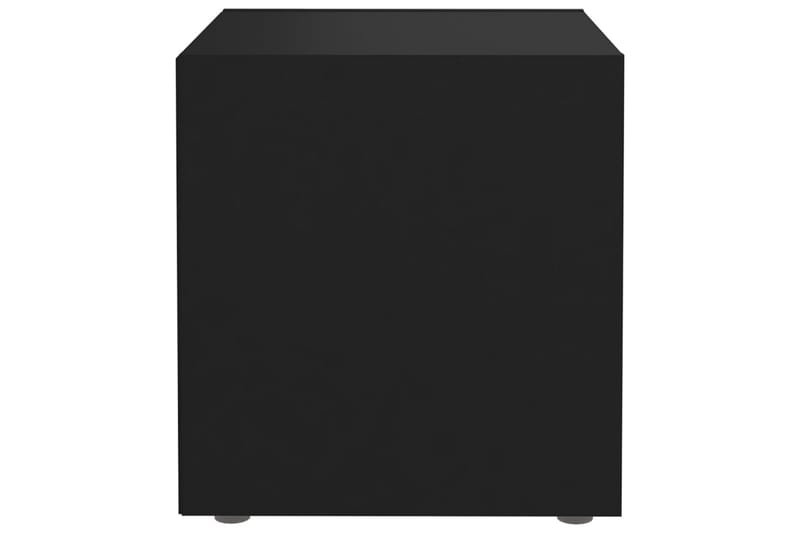 TV-bänk 4 st svart 37x35x37 cm spånskiva - Svart - Möbler - Vardagsrum - Tv-möbler & mediamöbler - Tv-bänkar