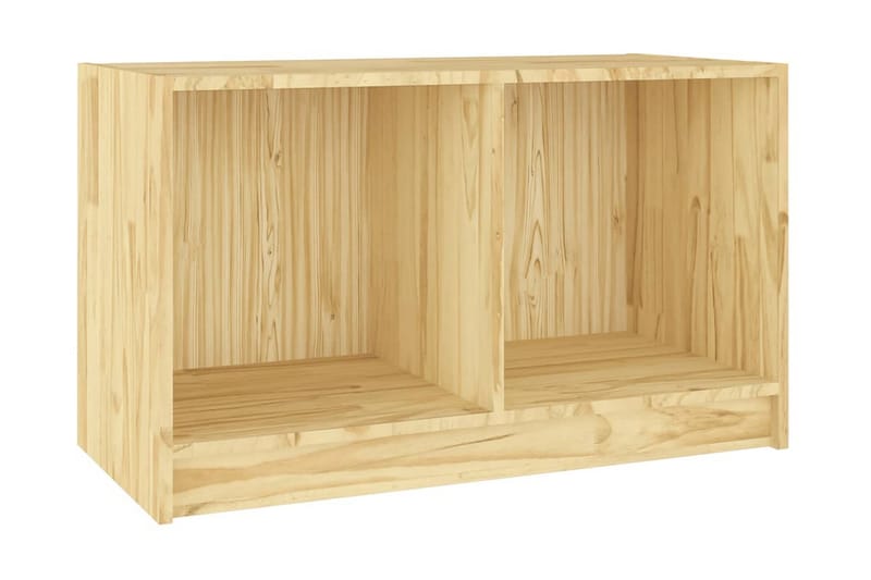 TV-bänk 70x33x42 cm massiv furu - Brun - Möbler - Vardagsrum - Tv-möbler & mediamöbler - Tv-bänkar