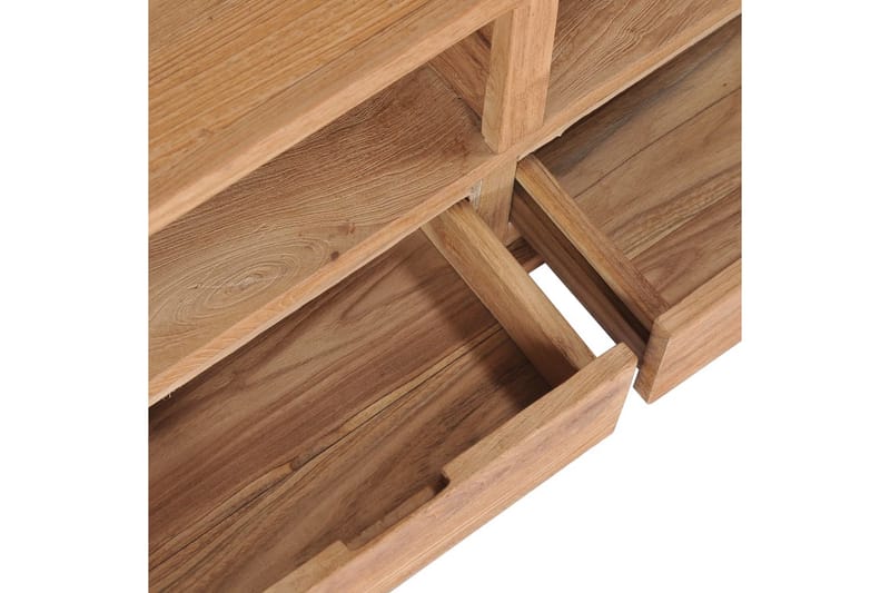 TV-bänk 90x30x40 cm massiv teak - Brun - Möbler - Vardagsrum - Tv-möbler & mediamöbler - Tv-bänkar