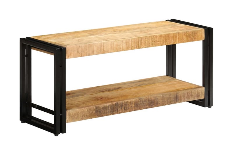 TV-bänk 90x30x40 cm massivt mangoträ - Brun - Möbler - Vardagsrum - Tv-möbler & mediamöbler - Tv-bänkar