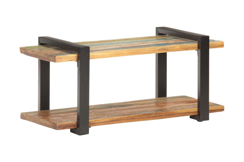 TV-bänk 90x40x40 cm massivt återvunnet trä - Brun - Möbler - Vardagsrum - Tv-möbler & mediamöbler - Tv-bänkar