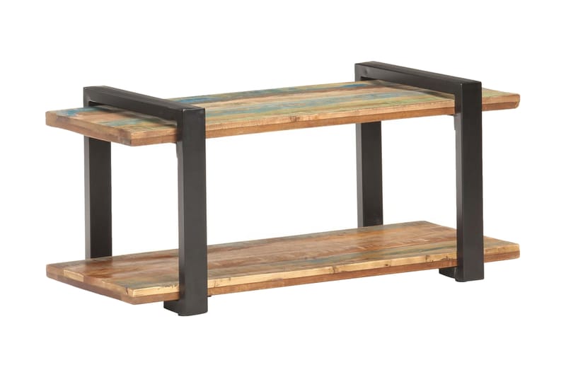 TV-bänk 90x40x40 cm massivt återvunnet trä - Brun - Möbler - Vardagsrum - Tv-möbler & mediamöbler - Tv-bänkar