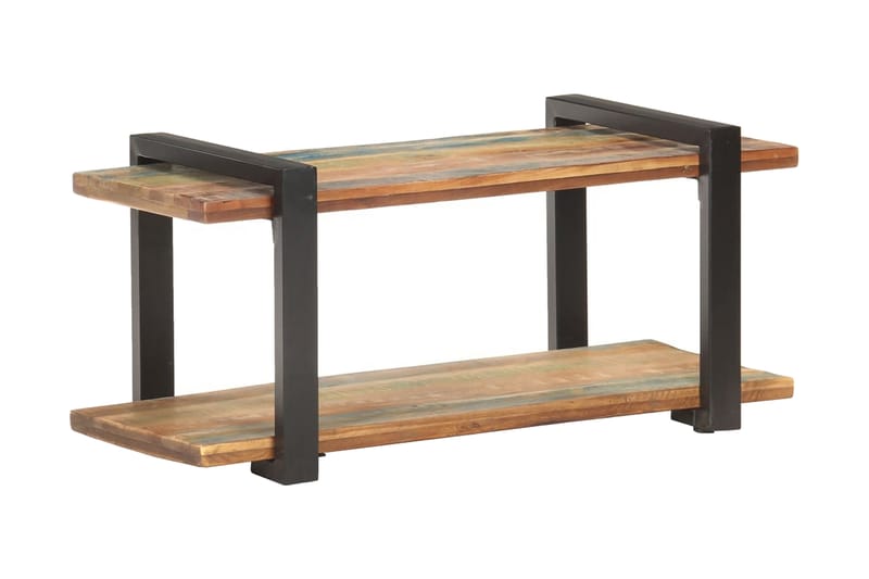 TV-bänk 90x40x40 cm massivt återvunnet trä - Brun - Möbler - Vardagsrum - Tv-möbler & mediamöbler - Tv-bänkar
