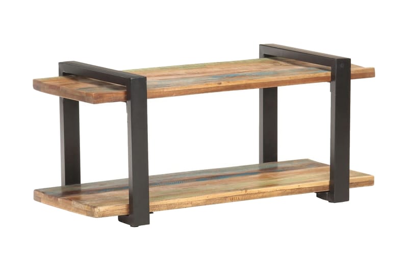 TV-bänk 90x40x40 cm massivt återvunnet trä - Brun - Möbler - Vardagsrum - Tv-möbler & mediamöbler - Tv-bänkar