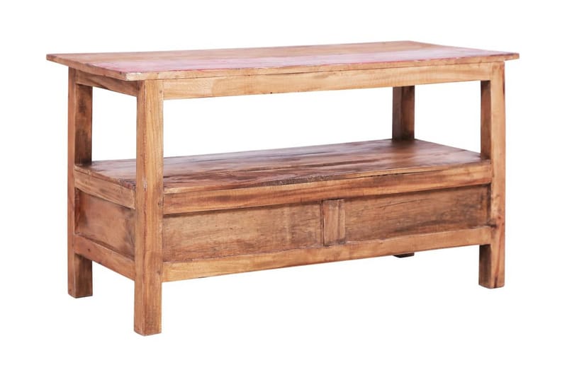 TV-bänk 90x40x50 cm massivt återvunnet trä - Brun - Möbler - Vardagsrum - Tv-möbler & mediamöbler - Tv-bänkar