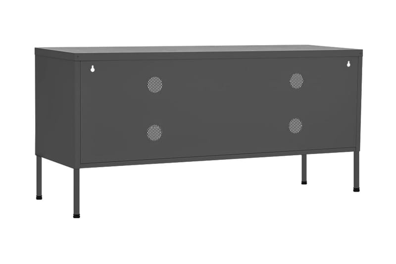Tv-bänk antracit 105x35x50 cm stål - Grå - Möbler - Vardagsrum - Tv-möbler & mediamöbler - Tv-bänkar