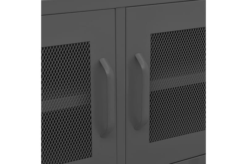 Tv-bänk antracit 105x35x50 cm stål - Grå - Möbler - Vardagsrum - Tv-möbler & mediamöbler - Tv-bänkar