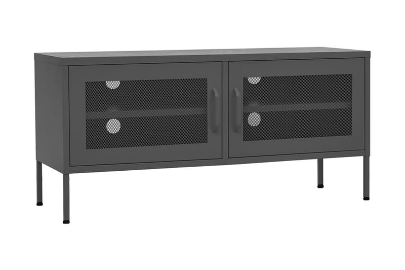 Tv-bänk antracit 105x35x50 cm stål - Grå - Möbler - Vardagsrum - Tv-möbler & mediamöbler - Tv-bänkar