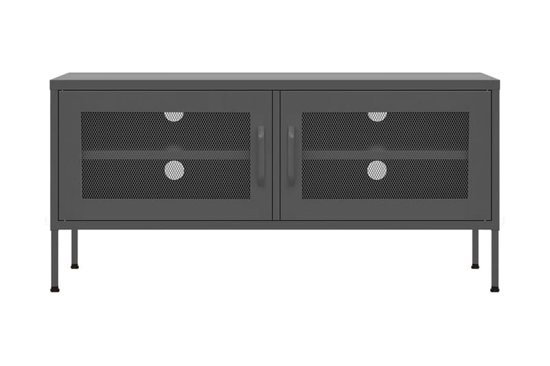 Tv-bänk antracit 105x35x50 cm stål - Grå - Möbler - Vardagsrum - Tv-möbler & mediamöbler - Tv-bänkar