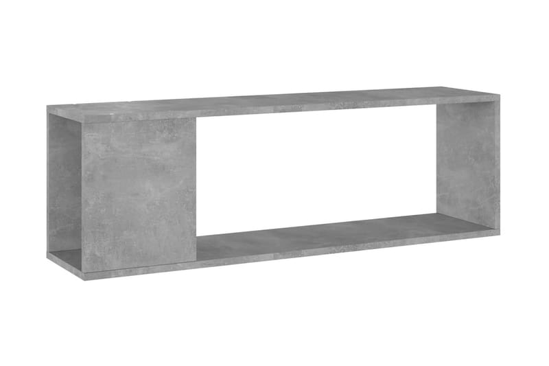 TV-bänk betonggrå 100x24x32 cm spånskiva - Grå - Möbler - Vardagsrum - Tv-möbler & mediamöbler - Tv-bänkar