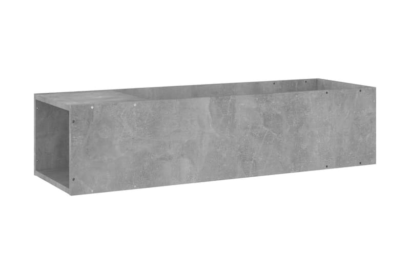 TV-bänk betonggrå 100x24x32 cm spånskiva - Grå - Möbler - Vardagsrum - Tv-möbler & mediamöbler - Tv-bänkar