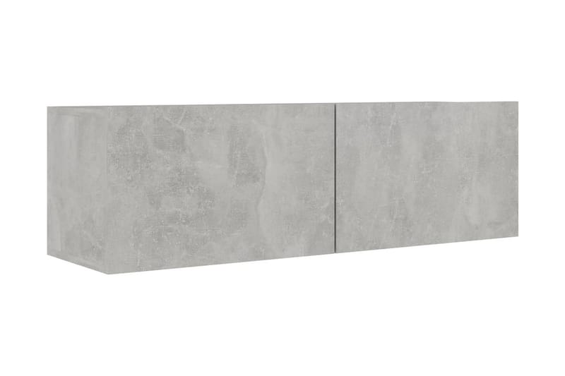 TV-bänk betonggrå 100x30x30 cm spånskiva - Grå - Tv-bänkar