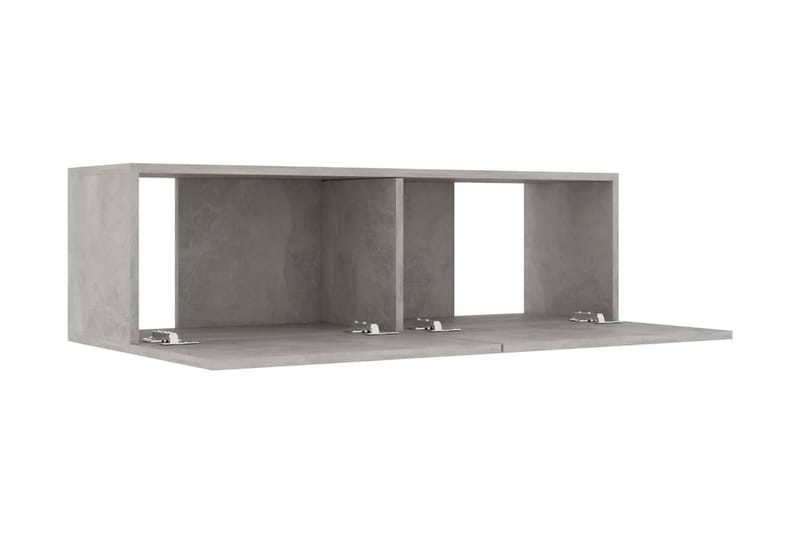 TV-bänk betonggrå 100x30x30 cm spånskiva - Grå - Tv-bänkar