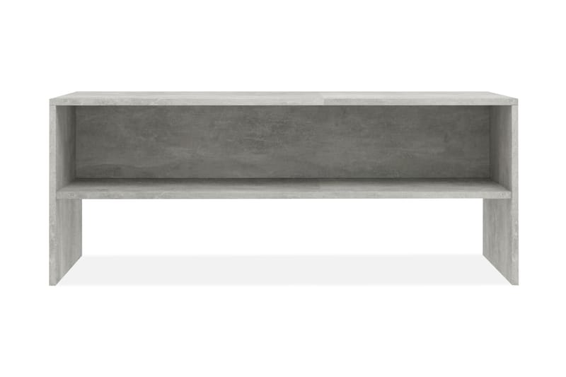 TV-bänk betonggrå 100x40x40 cm spånskiva - Grå - Möbler - Vardagsrum - Tv-möbler & mediamöbler - Tv-bänkar