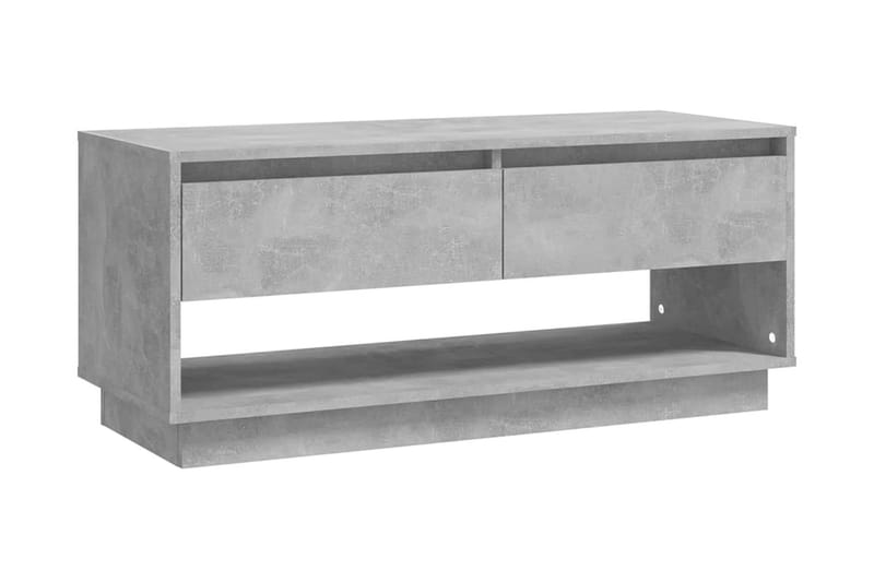 TV-bänk betonggrå 102x41x44 cm spånskiva - Grå - Möbler - Vardagsrum - Tv-möbler & mediamöbler - Tv-bänkar