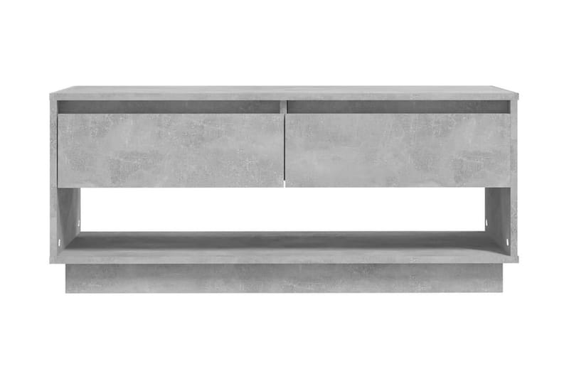 TV-bänk betonggrå 102x41x44 cm spånskiva - Grå - Möbler - Vardagsrum - Tv-möbler & mediamöbler - Tv-bänkar
