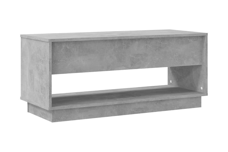 TV-bänk betonggrå 102x41x44 cm spånskiva - Grå - Möbler - Vardagsrum - Tv-möbler & mediamöbler - Tv-bänkar