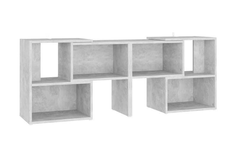 TV-bänk betonggrå 104x30x52 cm spånskiva - Grå - Tv-bänkar
