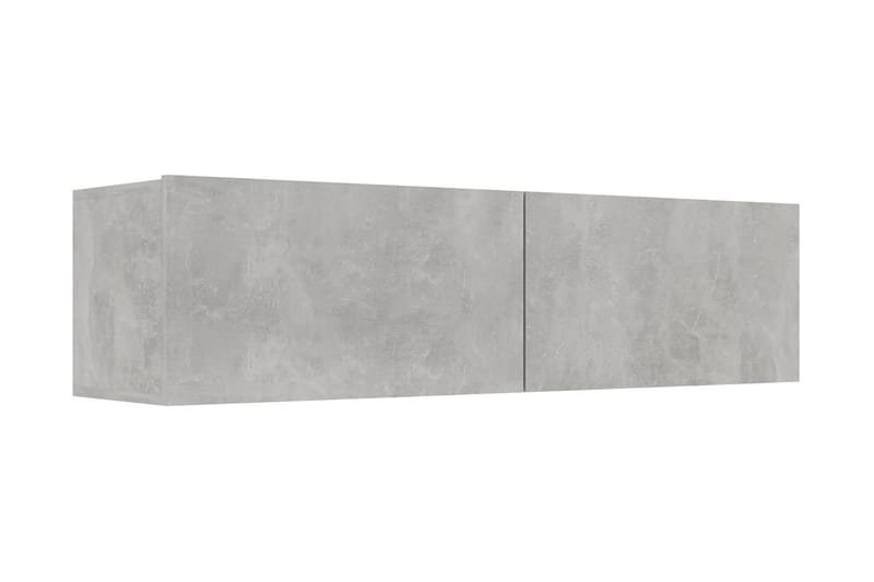 TV-bänk betonggrå 120x30x30 cm spånskiva - Grå - Tv-bänkar