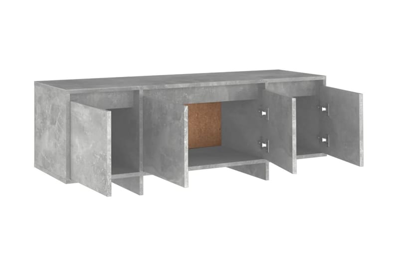 TV-bänk betonggrå 120x30x40,5 cm spånskiva - Grå - Möbler - Vardagsrum - Tv-möbler & mediamöbler - Tv-bänkar